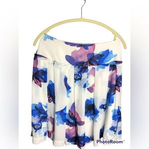 Banana Republic Floral A-line flowy skirt